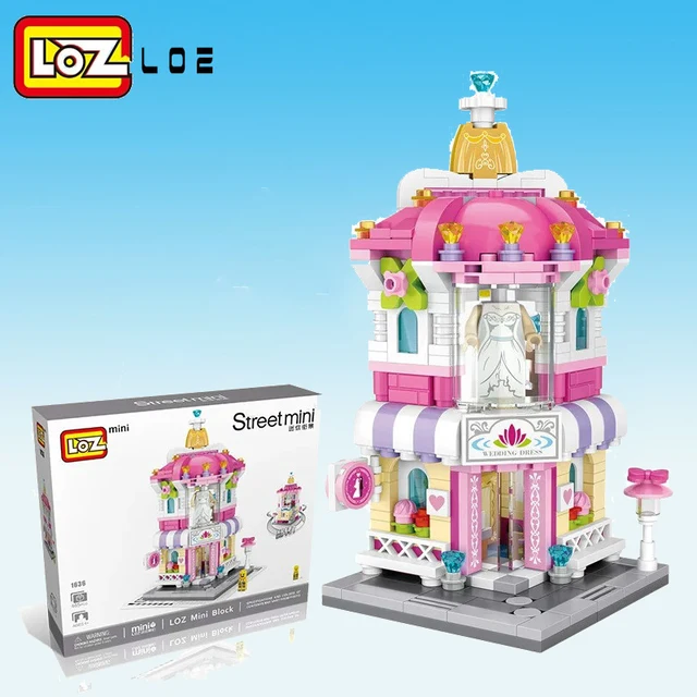 LOZ Building Blocks City View Scene Coffee Shop Retail Store Architectures model  Assembly Toy Christmas Gift for Children Adult 4