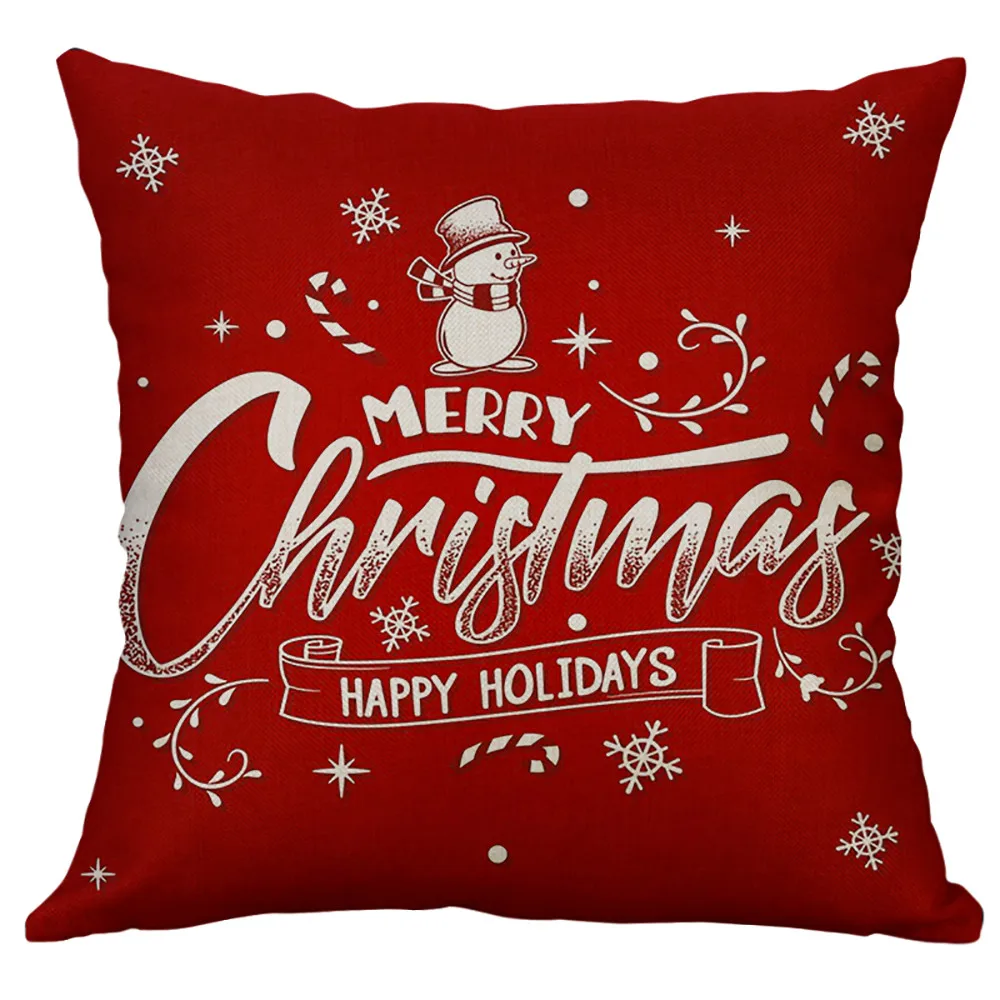 45*45 см, Рождественская наволочка, наволочка для подушки, funda cojin, домашний декор, диванные декоративные подушки, домашние подушки - Цвет: B