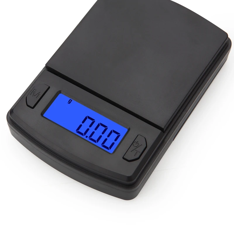 

Black Mini Scales 100g-500g 1kg Accuracy 0.01g/0.1g Digital Electric Pocket Scale LCD Jewelry Gram Coins Herb Weight Balance