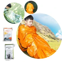 2*0,92 м аварийный выживания Спальный мешок легкий водостойкий аварийный одеяло тепловой согреться Открытый Кемпинг
