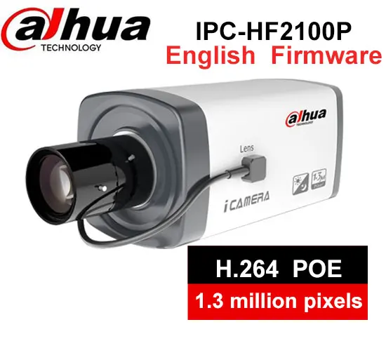 

Dahua IP cameras DH-IPC-HF2100P 130 million online HD network camera with lens LM30G 2.7-9mm Manual zoom lens