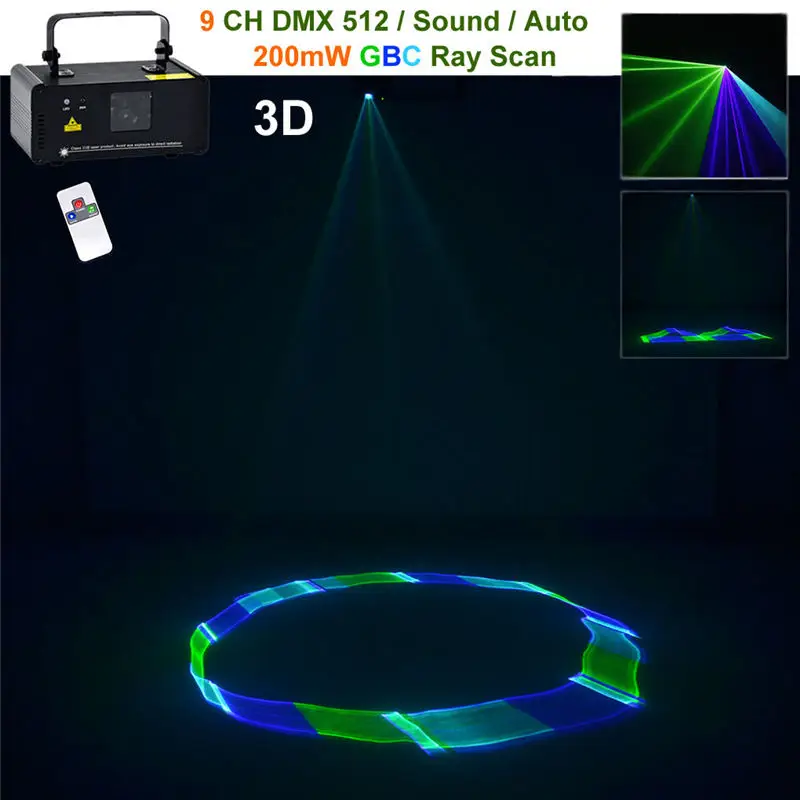 Mini 250mw Green Blue Cyan GBC Laser Scanner Lights 8 CH DMX Wireless Remote Sound DJ Party Home Show Stage Lighting 3D-GBC250 Mini 250mw Green Blue Cyan GBC Laser Scanner Lights 8 CH DMX Wireless Remote Sound DJ Party Home Show Stage Lighting 3D-GBC250