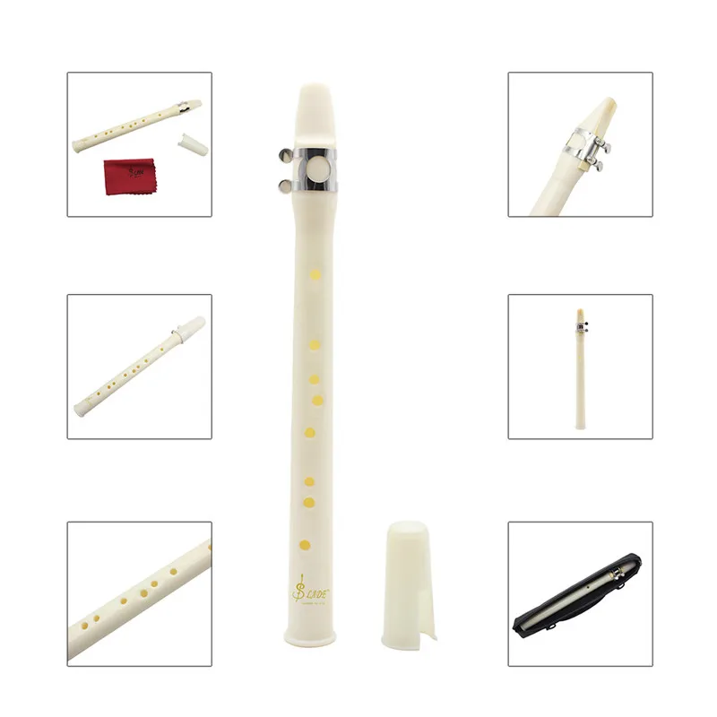 

Hot Beginner Saxophone Eb Pocket Saxophone Mini Pocket Saxophone Sax with Alto Mouthpieces Cap ABS Woodwind Instruments