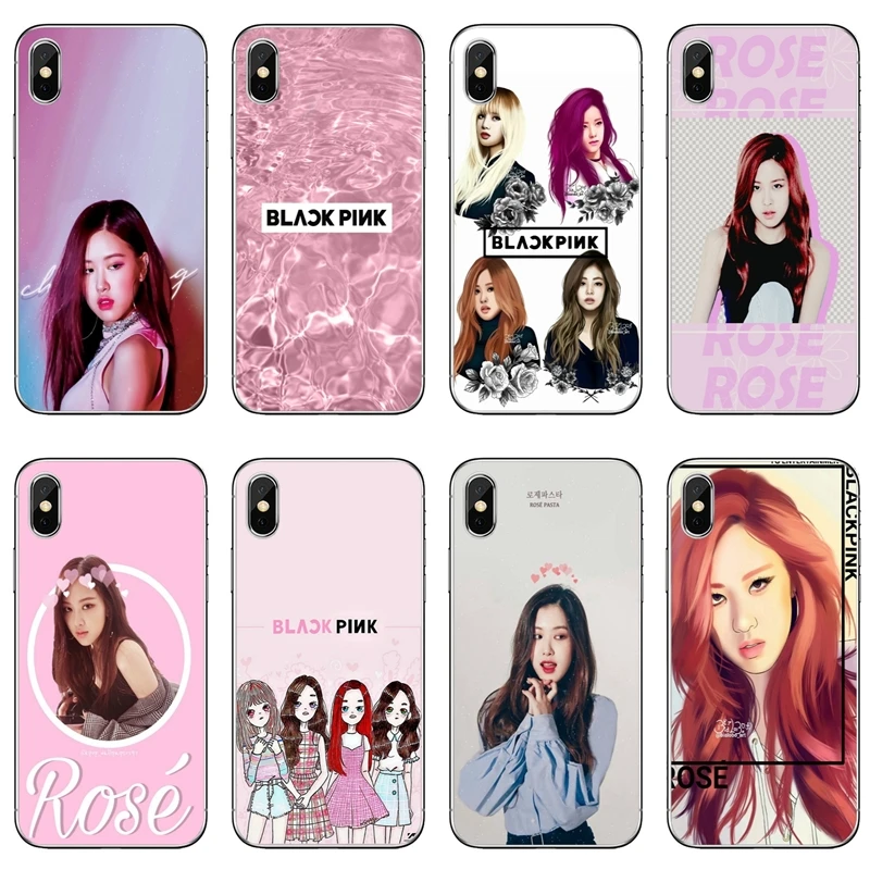 

For Samsung Galaxy J3 J4 J5 J6 J7 J8 A3 A5 A7 A8 A9 Plus Prime pro 2016 2017 2018 kpop girl Blackpink Rose Soft phone case