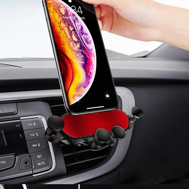 

Slot Car Phone Holder Gravity Car Mount Holder For Phone In Car For Iphone Samsung Xiaomi Mobile Cell Phone Car Stand