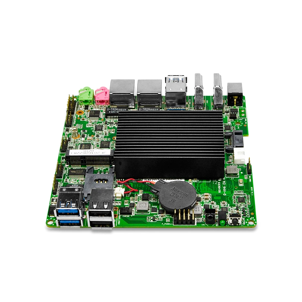  OEM Qotom mini pc board Q3060G2-P celeron J3060 dual core Low Power 6W 3Display Fanless support win