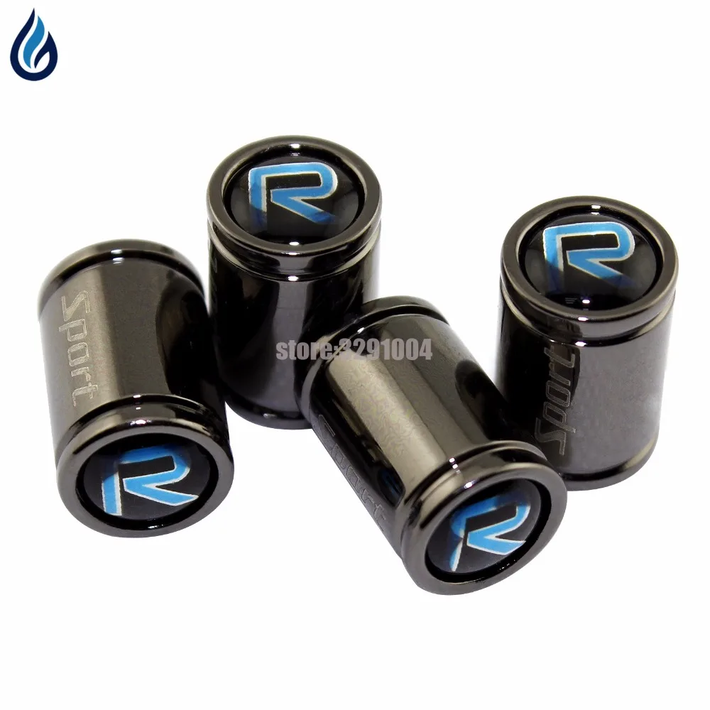 Car Styling Wheel Tire Valve Stems Caps Cover For Volvo R Logo V40 V50