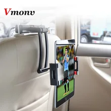 Vmonv Aluminum Tablet Car Holder For iPad Air Mini 2 3 4 Pro 12 9 Back