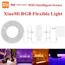 Chaude D’origine Xiaomi Musique Yeelight maison Intelligente Téléphone App wifi lumière bande 2 M 16 Millions de Couleur RVB Flexible Lumière 60 led