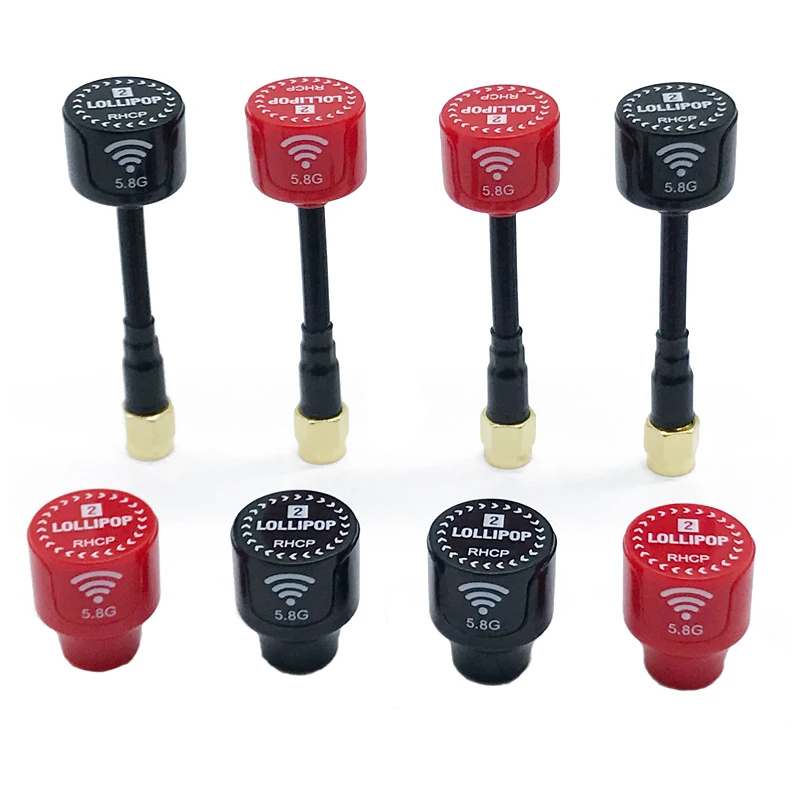 

New 5.8Ghz Lollipop2 3dBi RHCP Antenna Directional high gain FPV Antenna SMA/RP-SMA for transmitter RC FPV Racing Drone