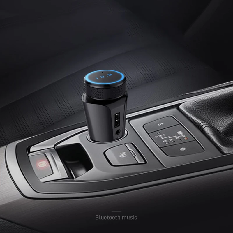 

ALLOMN Car MP3 Player HandsFree Wireless Bluetooth FM Transmitter Modulator AUX TF SD Flash Music Receiver Adatper charging