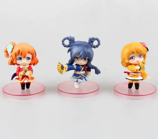 9 шт./лот Kawaii аниме Love Live School Idol проект ПВХ Фигурки игрушки|Игровые фигурки и