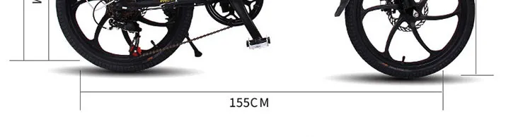 Flash Deal New Aluminum Alloy frame 20 inch electric bike SHIMAN0 folding mini ebike 200W lithium battery Hydraulic Brake electric bicycle 17