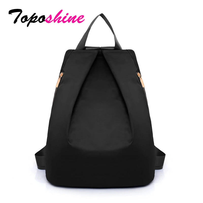 

Toposhine 2018 New Women Bag Solid Quality Oxford Backpack Female Travel Soft Big Simple Women Backpack Casual Fashion Lady Bag