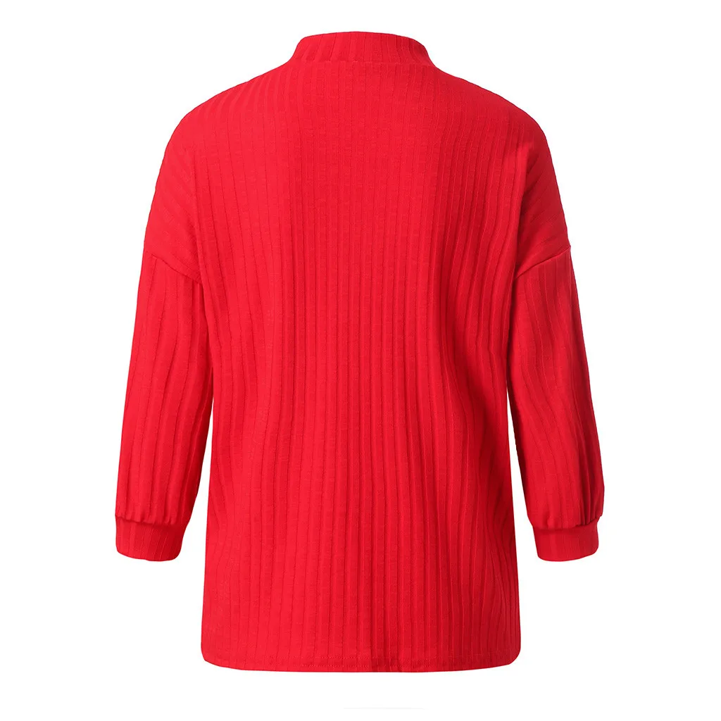 SAGACE, осень, рукав-фонарик, обычный вязаный свитер, Женский пуловер, топы, блуза, высокое качество, Повседневный Женский пуловер, свитер