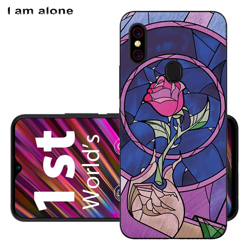 Solf TPU HH67 Чехлы для телефонов I am alone для Umidigi F1/F1 Play 6,3 дюймов черный мягкий ТПУ мобильный Модный чехол с принтом для Umidigi F1 сумки - Цвет: Solf TPU HH67