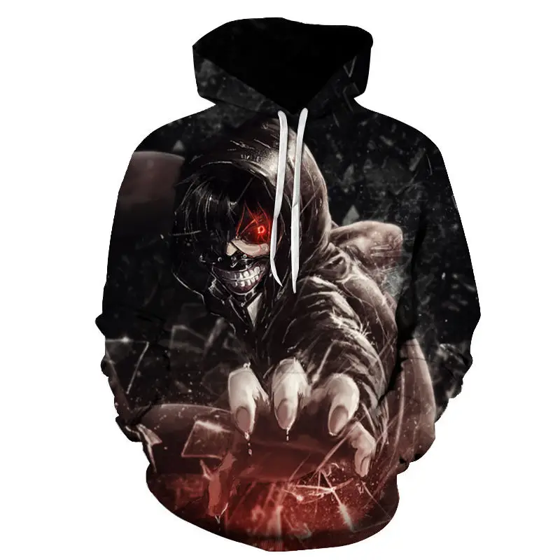 

New Design Tokyo Ghoul Harajuku series 3D Print Hoodies Unisex Pullovers Hoodie Cool Sweatshirt Men Women Hoody Outwear S-5XL