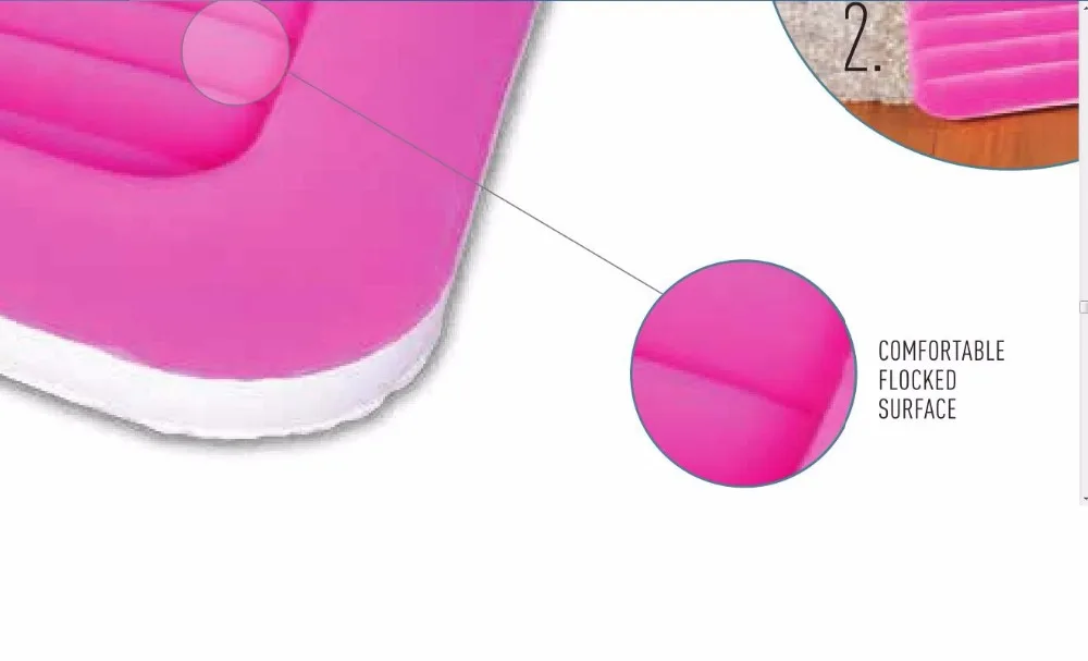 67452 Bestway 132x76x20 см детская кровать 52x30x8 дюймов наружный надувной матрас бытовой