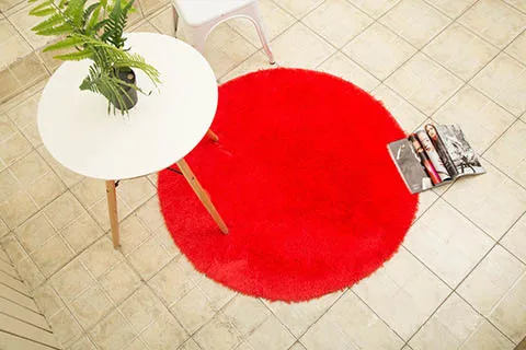 Red Carpet 80x80 см Ковер Высококачественная Толстовка круглые ковры винно-красные коврики для ванной нескользящие половик коврики для йоги - Цвет: Red Carpet
