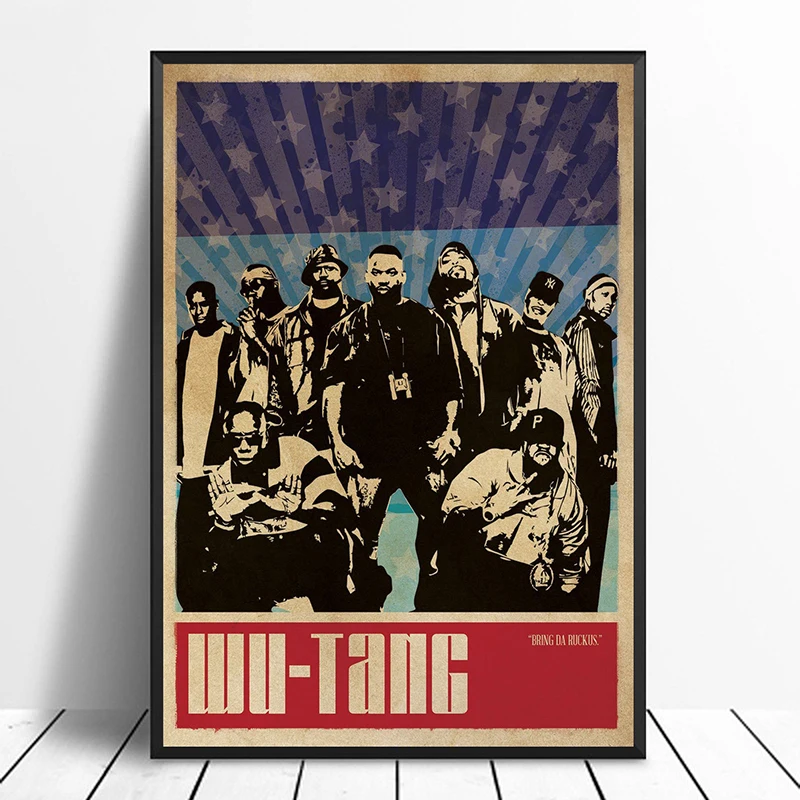 20A439 The Wu-Tang Clan RZA Hip Hop Rap Music Band Art Poster Silk Deco 