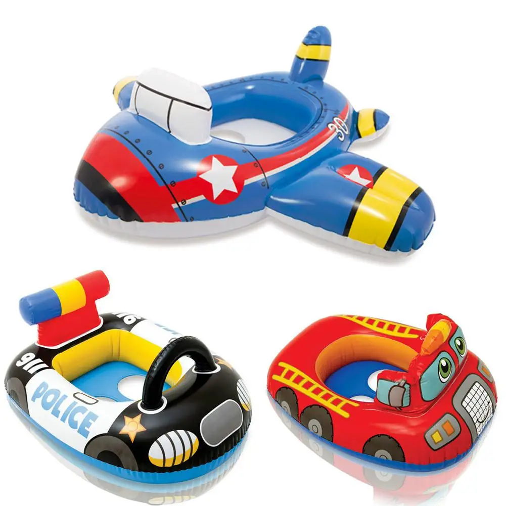 

PVC Inflatable Swimming Ring Baby Pool Float Toys Safe Water Car Model Raft Baby Kids Fun Boat Baby Pool High Quality Brand New