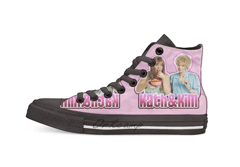 

Kath Kim Australian Comedy Casual High Top Canvas shoes sneakers For Drop shipping