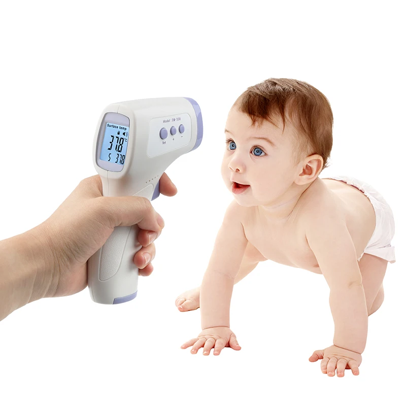 

LCD Digital Infrared Thermometer Multi-Function Non-contact Forehead Termometre Gun Body Temperature Measurement Hold Function