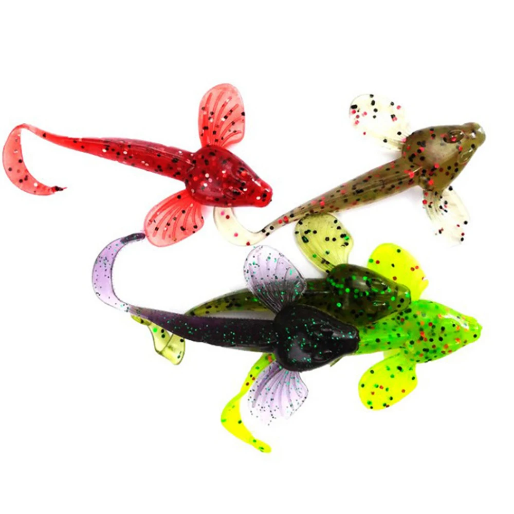 

Fulljion 6pcs/lot Soft Fishing Lure Isca Artificial for Fly Fishing Wobblers Silicone Soft Fake Baits Accessories