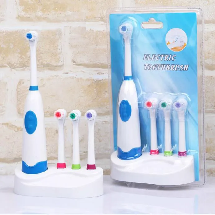 Lowest-price-New-design-Electric-toothbrush-waterproof-revolving-toothbrush-3-nozzles-Free-shipping-Oral-Hygiene-Dental