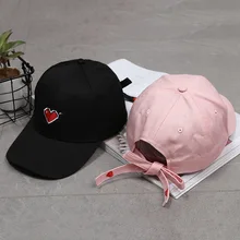 Летняя бейсболка хип-хоп кепка унисекс Snapback модная простая Милая Кепка вышитая Любовь Женский Регулируемый головной убор шляпа bone Garros