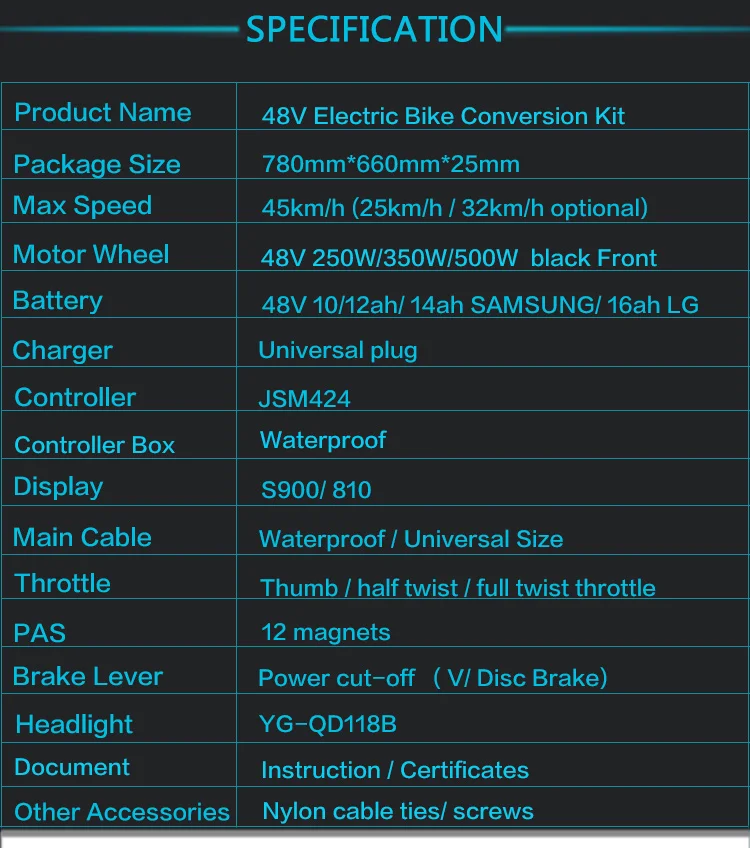 Discount 48V 500W Electric Bike Conversion Kit with Battery 48V 10ah 12ah for 700c Bicycle Wheel USB interface Scooter Hub Motor Wheel 3