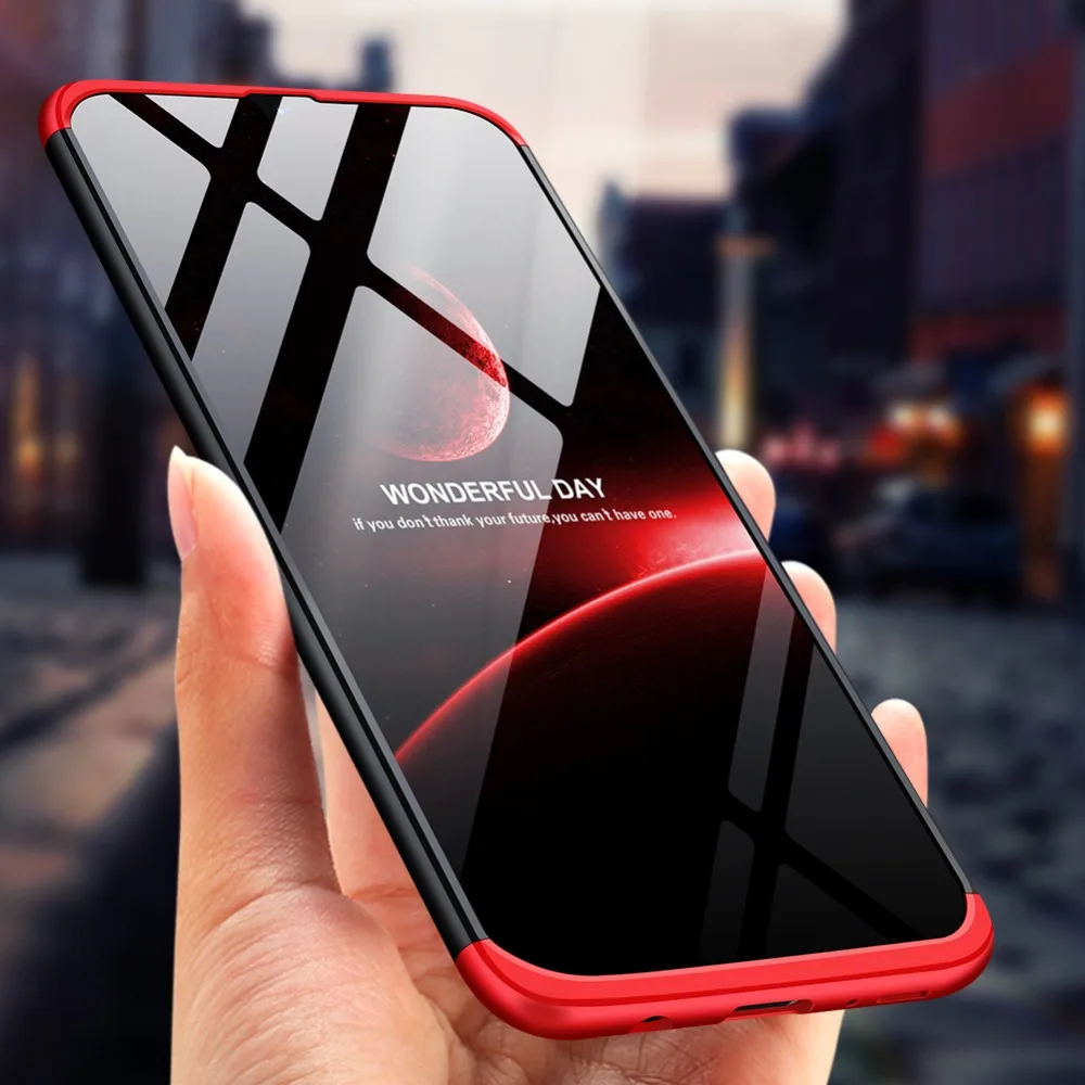 

Full Protection Hard Case For Samsung Galaxy A30 Cover shockproof case For Samsung A30 A305F case + Screen Protective Film A30