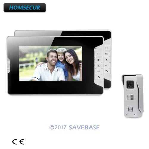 

HOMSECUR 7" Wired Video Door Entry Phone Call System with Mute Mode for Home Security