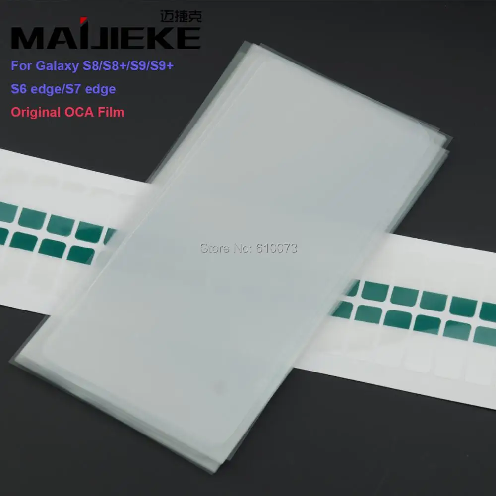 

Ori 125um OCA Clear Optical Adhesive for Samsung S9 S8 Plus S7 S6 edge Plus OCA Glue Stick LCD Front Touch Glass Lens Film
