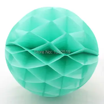 

Free Shipping 200pcs 8'' (20cm) Aqua Light Blue Paper Honeycomb Ball Party Accessory Honeycomb Flower Balls