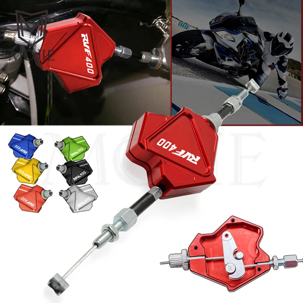 

Motorcycle Accessories CNC RVF400 Stunt Clutch Lever Easy Pull Cable System For Honda RVF400 NC35 RVF 400 NC 35 1994-1996 1995