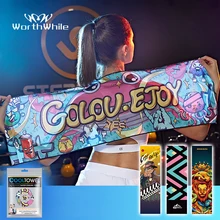 Полотенце Golft для йоги, спортзала, йоги, печати, сверхлегкая микрофибра, быстросохнущая, холодная, охлаждение, лед, плавание, бег, путешествия