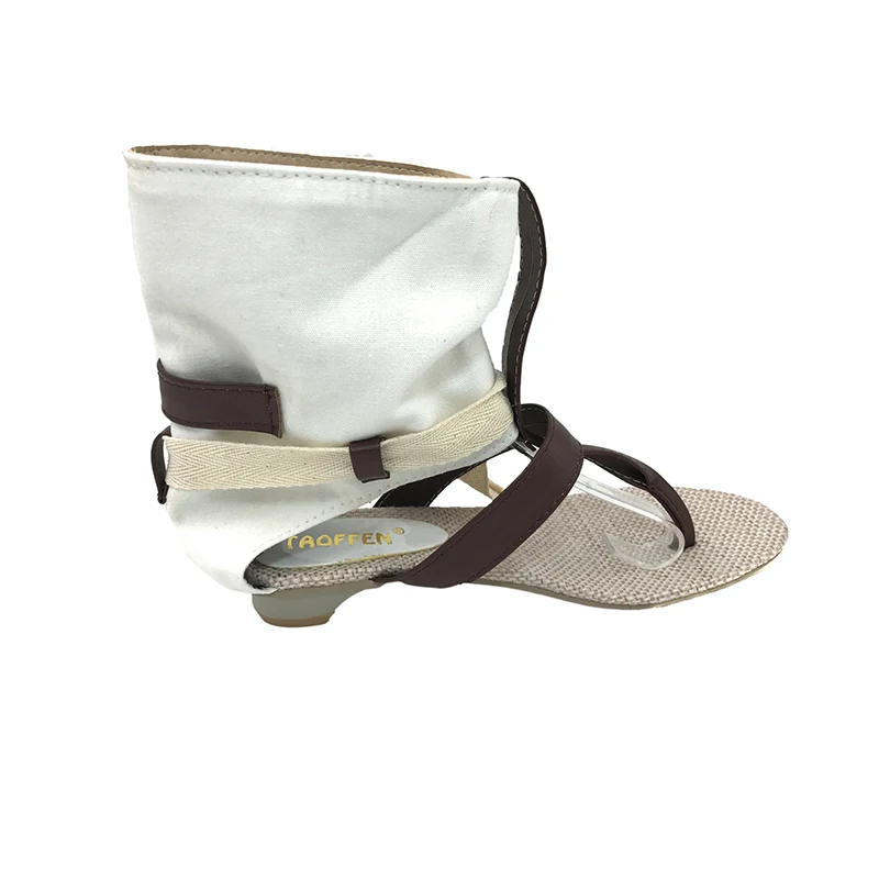 Женские сандалии на плоской подошве TAOFFEN модные летние размер 34 43|ladies flat sandals|flat