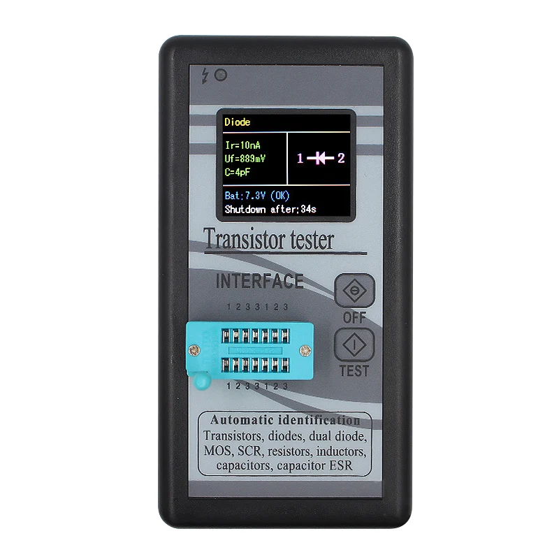

M328 Multi-Purpose Color Screen Version Graphics Display Transistor Tester ALI88