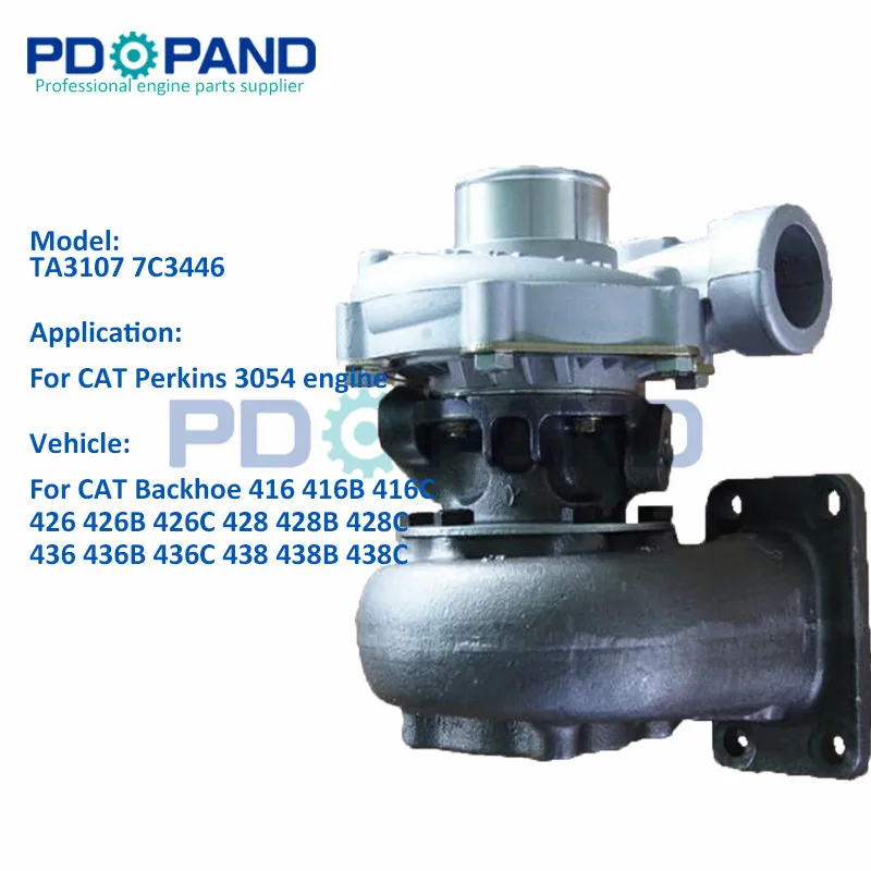 

TA3107 auto turbocharger compressor 2674A397 fitting for CATERPILLAR 416 426 428 436 438 Perkins 3054 engine turbo charger kit