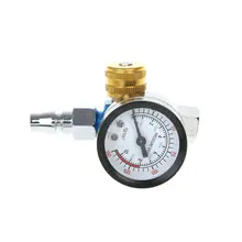 QILEJVS мини легкий BSP HVLP Воздушный пистолет-распылитель регулятор инструмент манометр мембрана регулятора для Sprayguns и воздушных инструментов