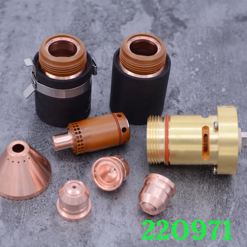 220971 Electrode 220975 Nozzle Plasma Cutting Consumable for 125A 220976 420169 220977 420156 220997 220971 Electrode 220975 Nozzle Plasma Cutting Consumable for 125A 220976 420169 220977 420156 220997