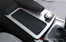 For Mercedes Benz C-Class C CLASS W204 C180 C200 2011 – 2014 Stainless Steel Accessories Water Cup Holder Frame Panel Cover Trim