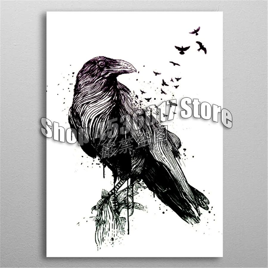 

5d Diy Diamond Painting Cross Stitch Diamond Embroidery crow Diamond Mosaic Full Rhinestone Gifts Handmade Picture Home Decor