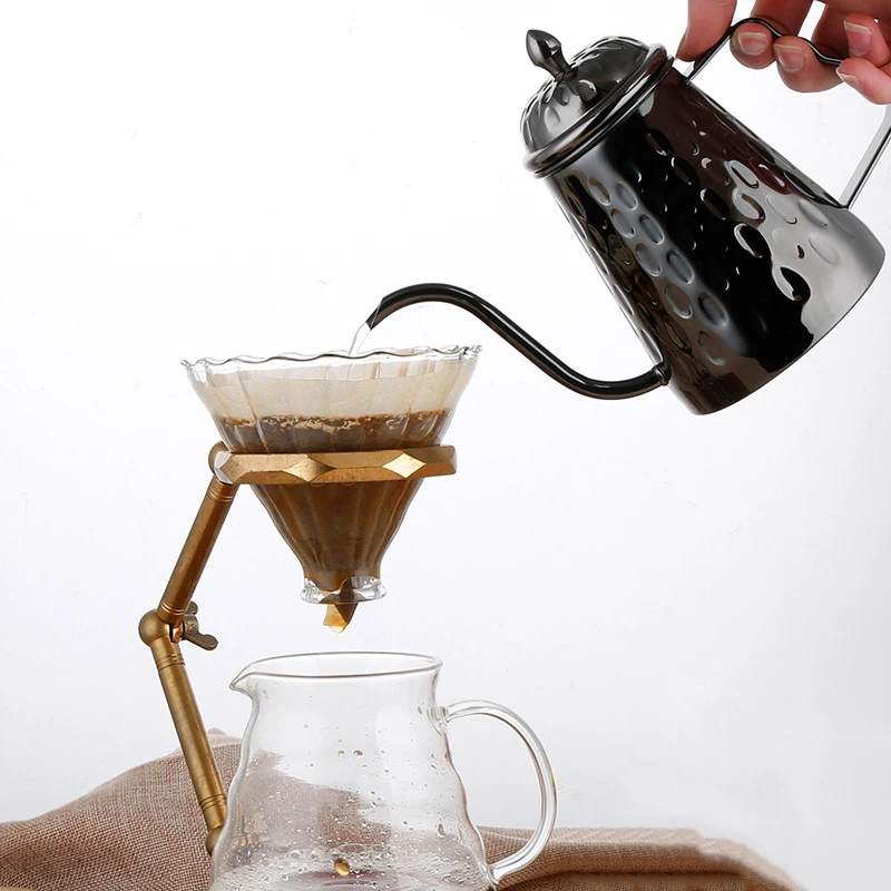 Rokene чайник для кофе из нержавеющей стали залейте гусиную шею чайник ручной капельный чайник с длинным тонким носиком кофейник