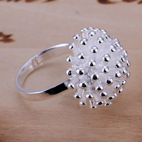 Silver Rings Women Party Fashion Jewelry Charm Holiday Gifts