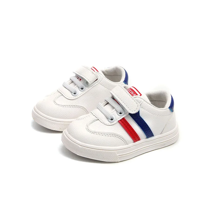 أطفال أحذية لينة Chaussure الشقي عارضة الرياضة أحذية الفتيات 2019 الخريف الربيع مخطط الاطفال رياضية تنفس الأطفال الأحذية