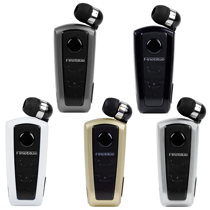 

Wireless Bluetooth FineBlue F910 Vibrating Alert Clip Headset Earphone for Phone