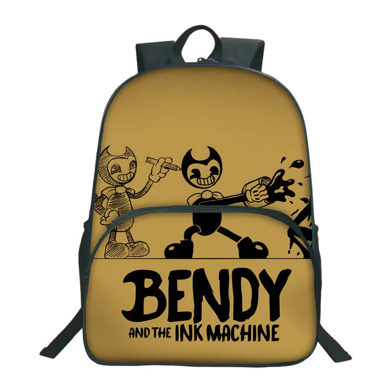 Рюкзаки Bendy And The Ink Machine для детей школьные сумки с мультипликационным принтом 3D