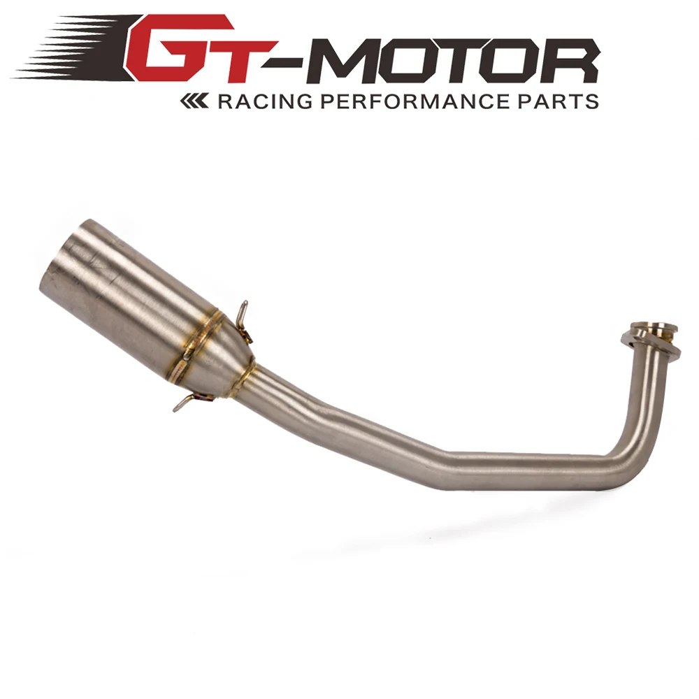 

GT Motor - Motorcycle 51mm modified stainless steel slip-on middle pipe front pipe For HONDA PCX 125 PCX 150 2012-2016